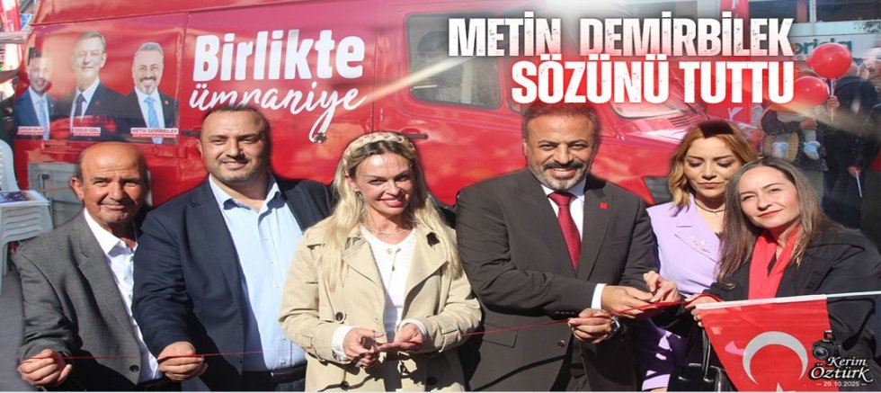 CHP Ümraniye Başkanı Metin Demirbilek Sözünü Tuttu: Sabit Parti Karavanı Hizmette!