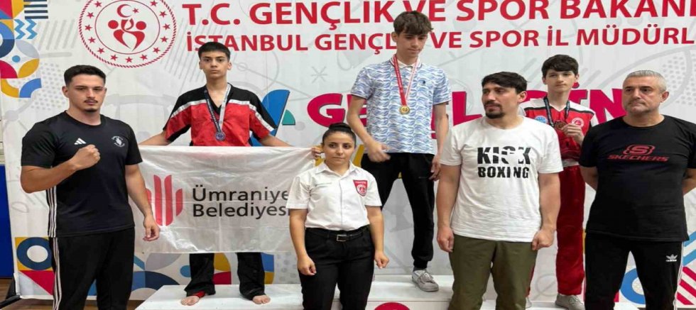 Kick boksta Ümraniye, 4 Madalya Kazandı