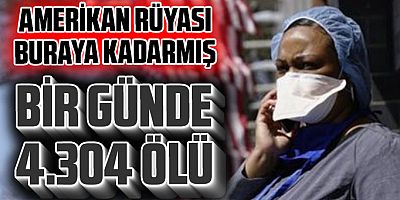ABD'de bir günde 4.304 kişi öldü