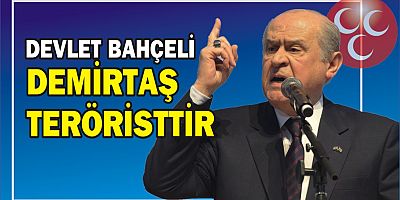 BAHÇELİ, DEMİRTAŞ TERÖRİSTTİR