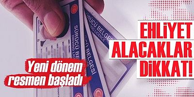 EHLİYET ALACAKLAR DİKKAT...DİREKSİYON SINAVINDA DEĞİŞİKLİK 