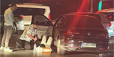 İstanbul'da trafik ışıklarında otomobile silahlı saldırı