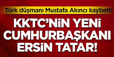 Kıbrıs’ın yeni Cumhurbaşkanı Ersin Tatar oldu