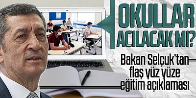 Milli Eğitim Bakanı Selçuk: 