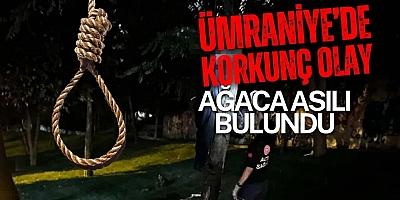 Ümraniye’de Ağaçta Asılı Halde Ölü Bulundu!