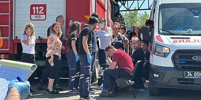 Ümraniye’de Fabrika Yangını: 10 İşçi Hastaneye Kaldırıldı