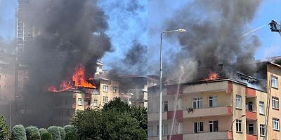 Ümraniye Tatlısu Mahallesi'nde yangın paniği