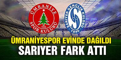 Ümraniyespor Evinde Dağıldı: Sarıyer Fark Attı