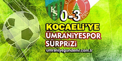 Ümraniyespor, Kocaelispor'un 11 maçlık serisini bitirdi