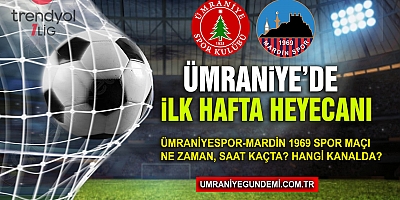 Ümraniyespor-Mardin 1969 Spor Maçı İçin Geri Sayım!