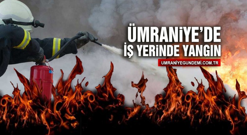 Ümraniye’de 5 Katlı Binanın Giriş Katında Yangın Çıktı